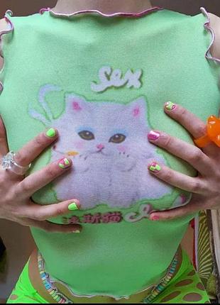 Кроп топ y2k dollskill