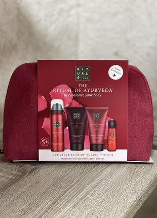 Подарункові набори rituals , the ritual of sakura/ayurveda/karma s з косметичкою