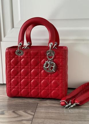Сумочка dior, сумка красная