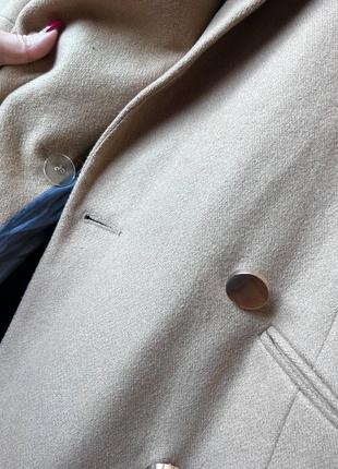 Вовняне пальто river island шикарне пальто класичне пальто5 фото
