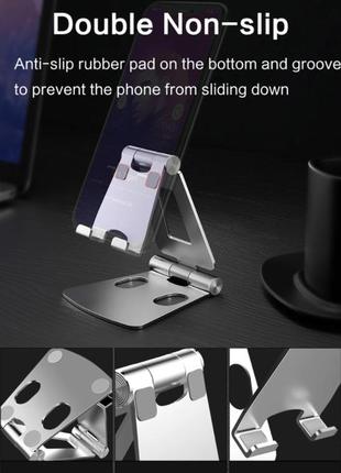 Алюминиевая подставка трансформер под телефон или планшет + чехол. держатель для телефона, планшета сt52b5 фото