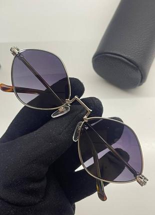 Окуляри chrome hearts diamond dog в сріблястій оправі