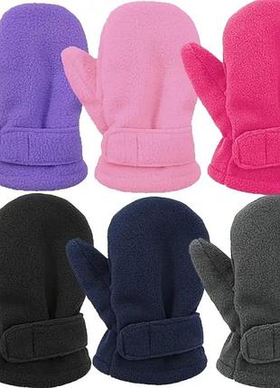 Перчатки теплые на меху флисовые