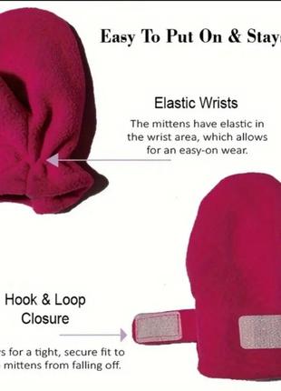 Перчатки теплые на меху флисовые3 фото