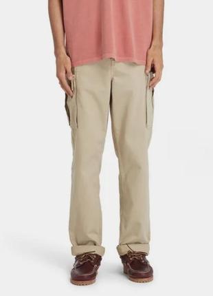 Штани карго фірми chums. світлий хакі (w40-l29) з бирками