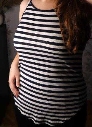 Нова смугаста майка, тягнеться, розмір 442 фото
