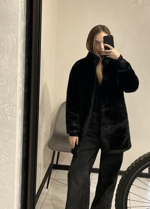 Шуба / полушубок / эко шуба под натуральный мех