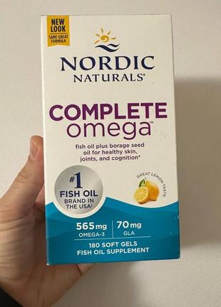 Омега nordic naturals complete omega 180 капсул