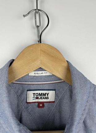 Tommy jeans tommy hilfiger мужская рубашка с длинным рукавом4 фото