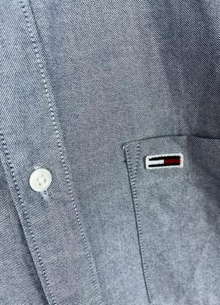 Tommy jeans tommy hilfiger мужская рубашка с длинным рукавом5 фото