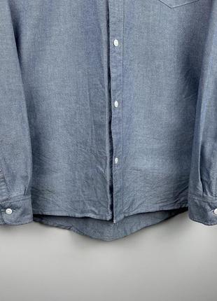 Tommy jeans tommy hilfiger мужская рубашка с длинным рукавом7 фото