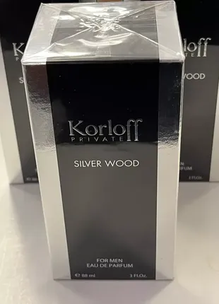 Korloff paris silver wood парфюмированная вода для женщин и мужчин | уценка