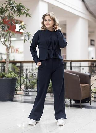 Костюм брючний лавлі графіт