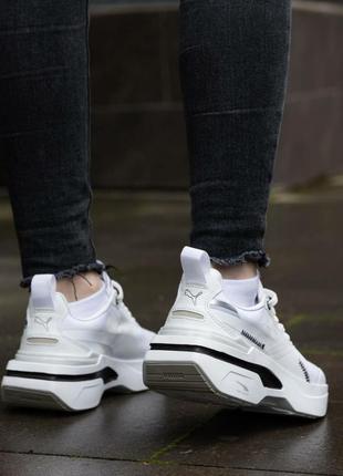 Женские кроссовки puma kosmo rider white9 фото