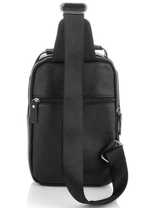 Слинг рюкзак мужской кожаный в классическом стиле tiding bag a25f-5519-1a8 фото