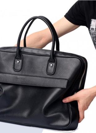 Кожаная мужская сумка портфель для ноутбука tiding bag m364a9 фото