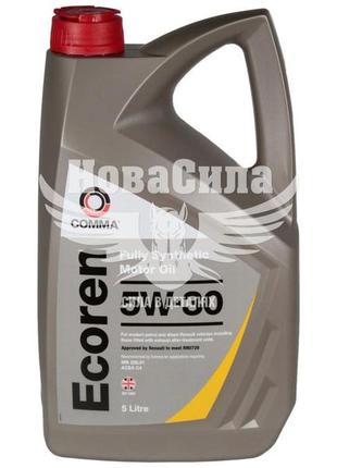 Моторна олива бензин, дизель 5w-30 (comma) ecoren 5л.   ecr5l