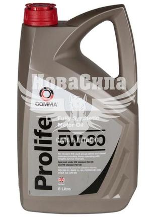 Моторна олива бензин, дизель 5w-30 (comma) prolife 5л.   pro5l