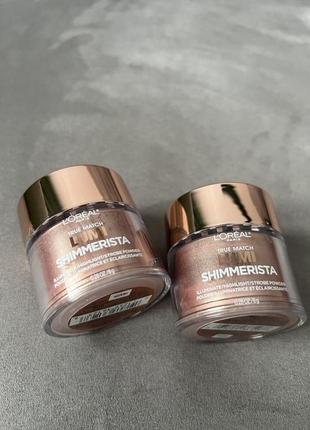 Пудра хайлайтер true match lumi shimmerista, оттенок 506 sunlight l'oreal