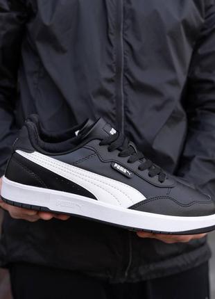 Кросівки puma court ultra lite black white5 фото