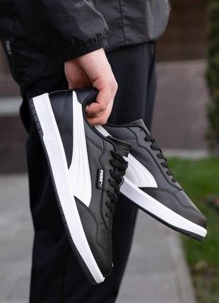 Кросівки puma court ultra lite black white6 фото