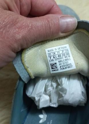 Кроссовки мокасины кожа мал.39р.adidas вьетнам10 фото