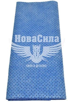 Тряпка для авто (професійна) (nowax) 40х40см. (перфорована синя)   nx62442