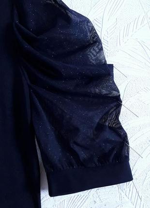 Шикарное стрейчевое платье с блестящими рукавами и воротом, 50-52, гипоаллергенный полиэстер, натуральная вискоза, хлопок, valentin.10 фото