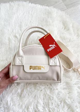 Сумка від бренду puma нова з біркою в бежевому кольорі2 фото
