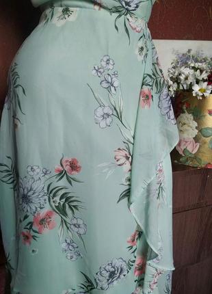 Сукня міді з квітковим принтом від dorothy perkins5 фото