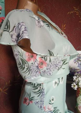 Сукня міді з квітковим принтом від dorothy perkins6 фото