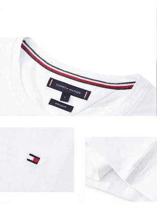 Мужская футболка tommy hilfiger белый2 фото