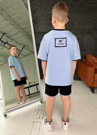 Костюм подростковый шорты и футболка8 фото