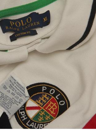 Polo ralph lauren рр xl custom fit поло из хлопка пике6 фото