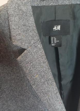 Пиджак шерстяной h&amp;m 52р2 фото