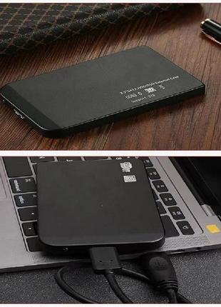 Внешний накопитель ssd usb type-c extreme high-speed portable hd  4tb usb3.0 external hard drive slim8 фото