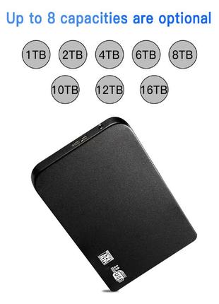 Внешний накопитель ssd usb type-c extreme high-speed portable hd  4tb usb3.0 external hard drive slim4 фото