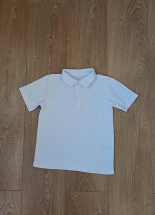 Летний набор для мальчика/чёрные шорты/белая тенниска/белое поло4 фото