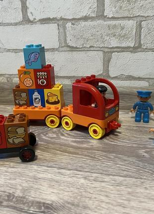 Лего duplo «вантажівка з продуктами»3 фото