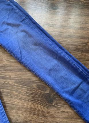 Синие классические джинсы леггинсы по фигуре в обтяжку классические размер xxs xs s river island molly3 фото