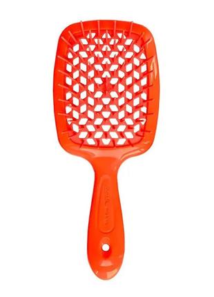 Janeke superbrush coral neon. расческа. 82sp226pfl