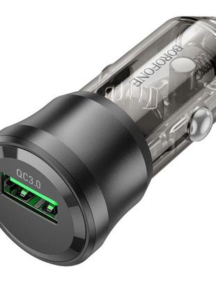 Авто зарядное устройство borofone bz23 1usb qc18w