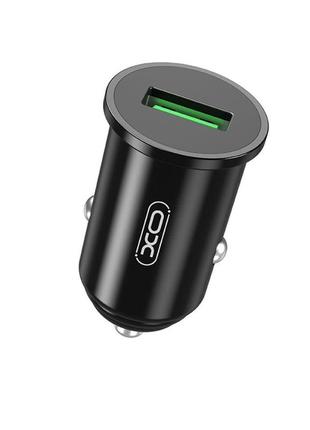 Авто зарядное устройство xo cc35 18w qc3.0