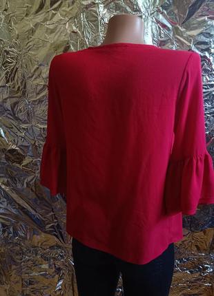 🧸 розпродаж! червона блузка блуза жіноча 🧸5 фото