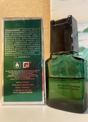 Edt paco rabanne pour homme 30 ml франция 🇫🇷 редкость2 фото