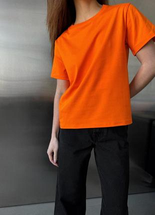 Базова футболка помаранчева2 фото