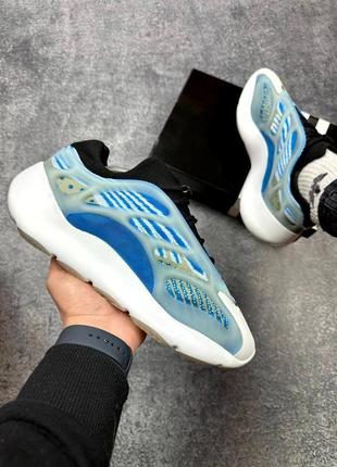 Adidas yeezy 700 blue1 фото