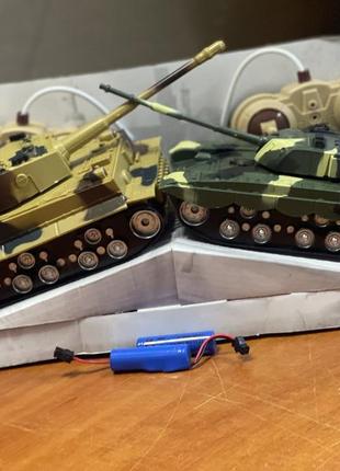 Танк бойовий на радіокеруванні, машина дитяча іграшка бій танків4 фото