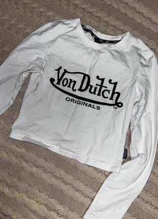 Кофта кроп топ von dutch розмір s1 фото