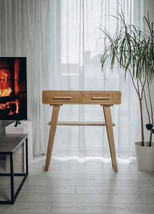 Консольный столик из массива дуба elephant